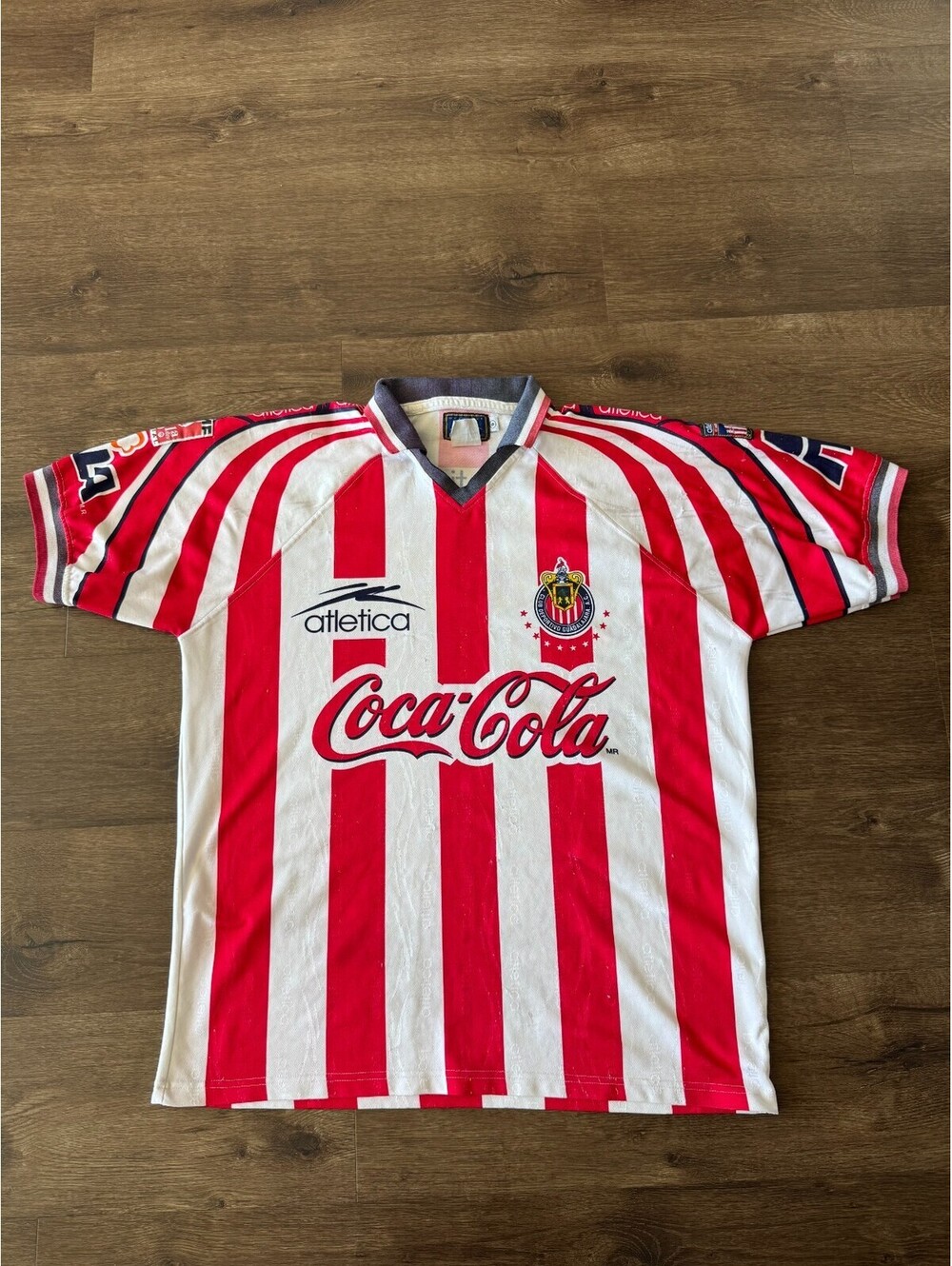 Atletica Chivas Guadalajara 1998 Vintage Jersey Local Original Grande / Large G+